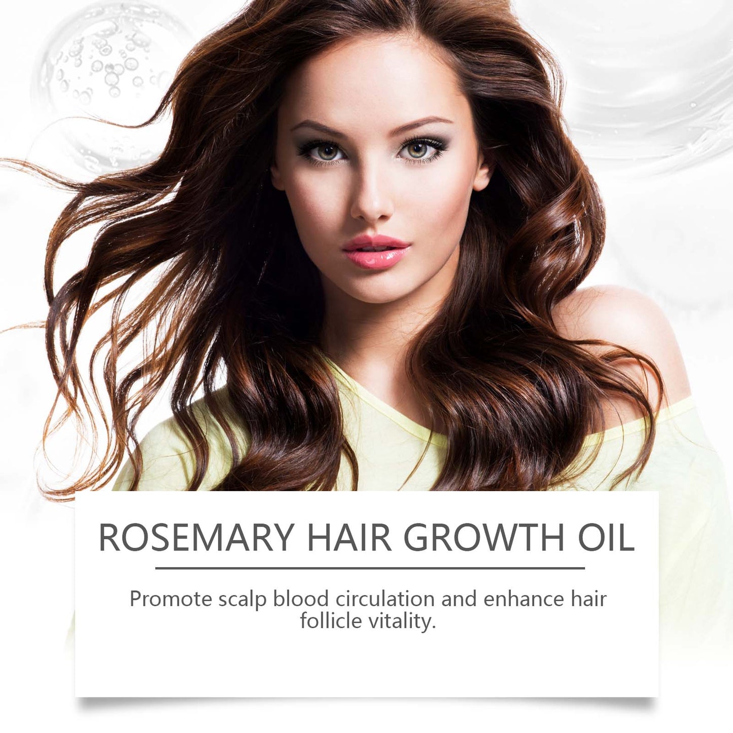Rosemary Hair Care Essential Oil Soft Luster Hair Solid Dry Hair Fluffy Hair Care Scalp Essential Oil