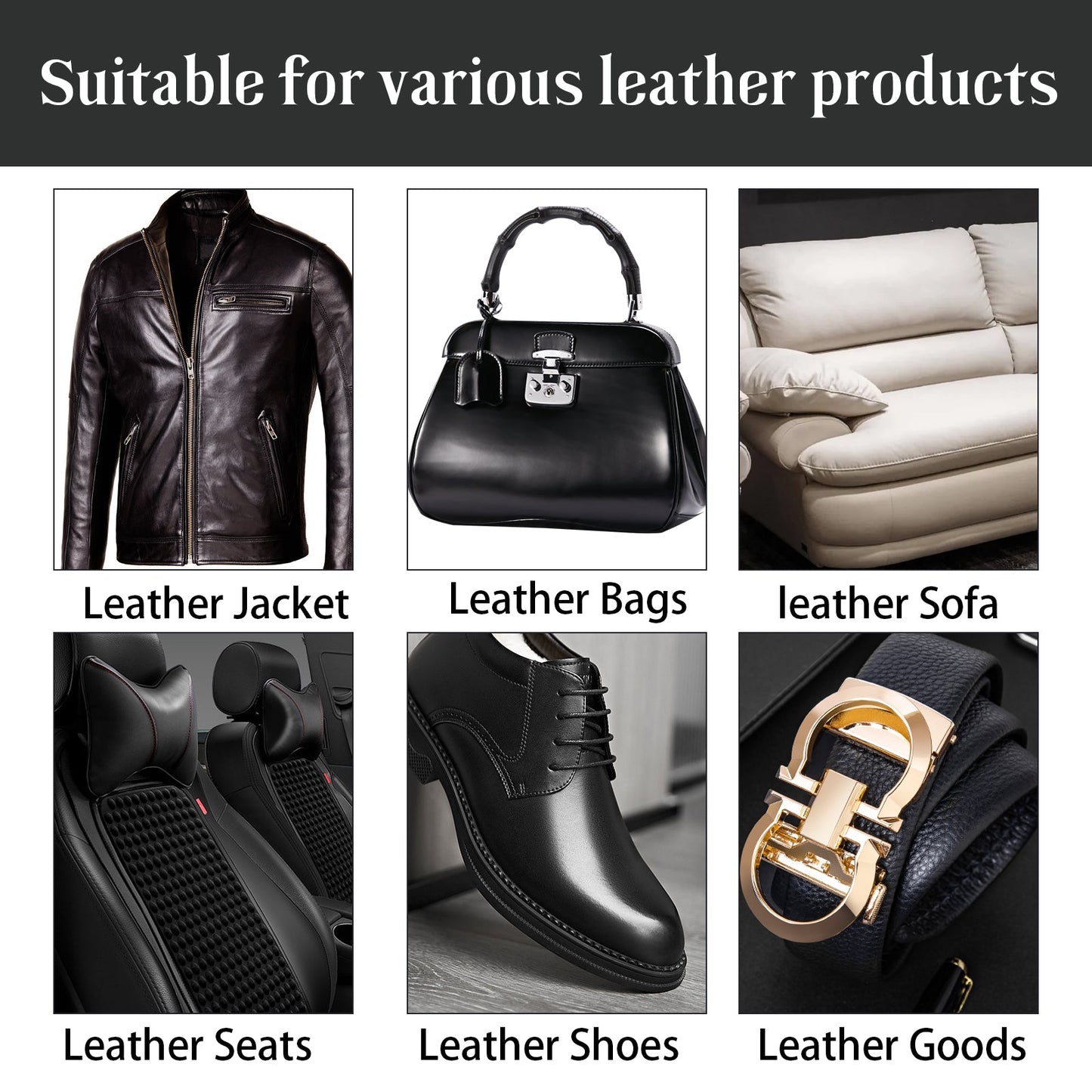 Furniture Salve, Car Leather Cushion Home Sofa Leather Shoes Cleaning Renovation Maintenance Ointment