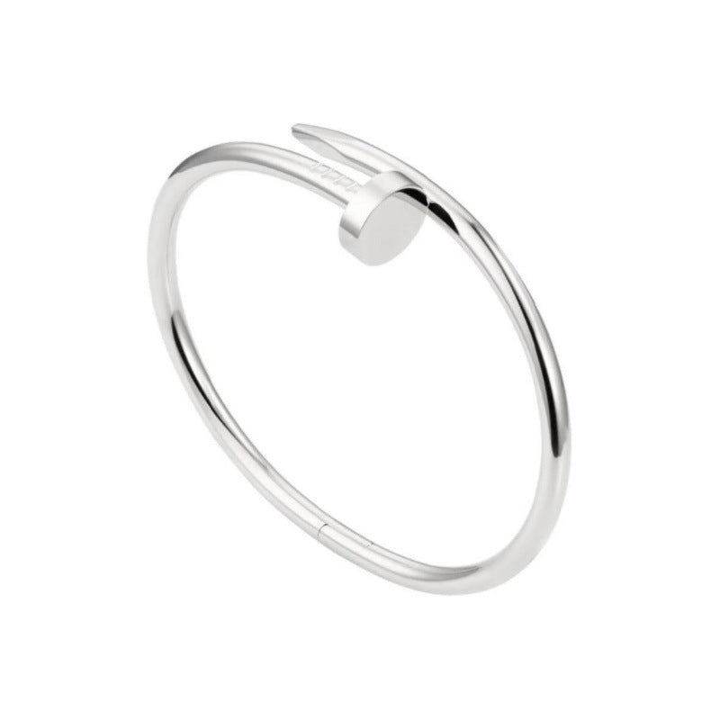 Precision Thick Plating Head and Tail Diamond Fashion Three-Circle Full Diamond Couple Bracelet