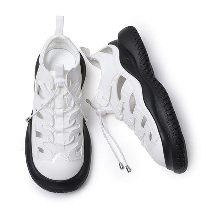 Closed Toe Platform Sports Sandals