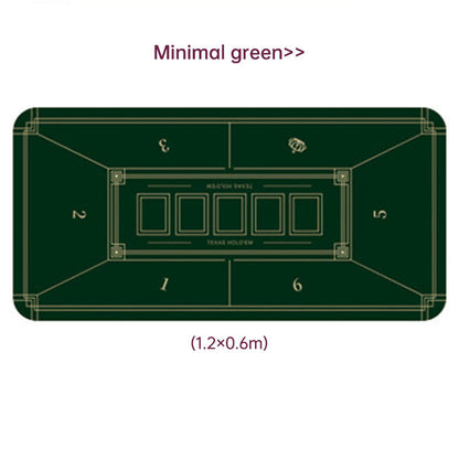 Dezhou playing card pad tablecloth table cushion square round chip rubber cushion playing card table top cushion