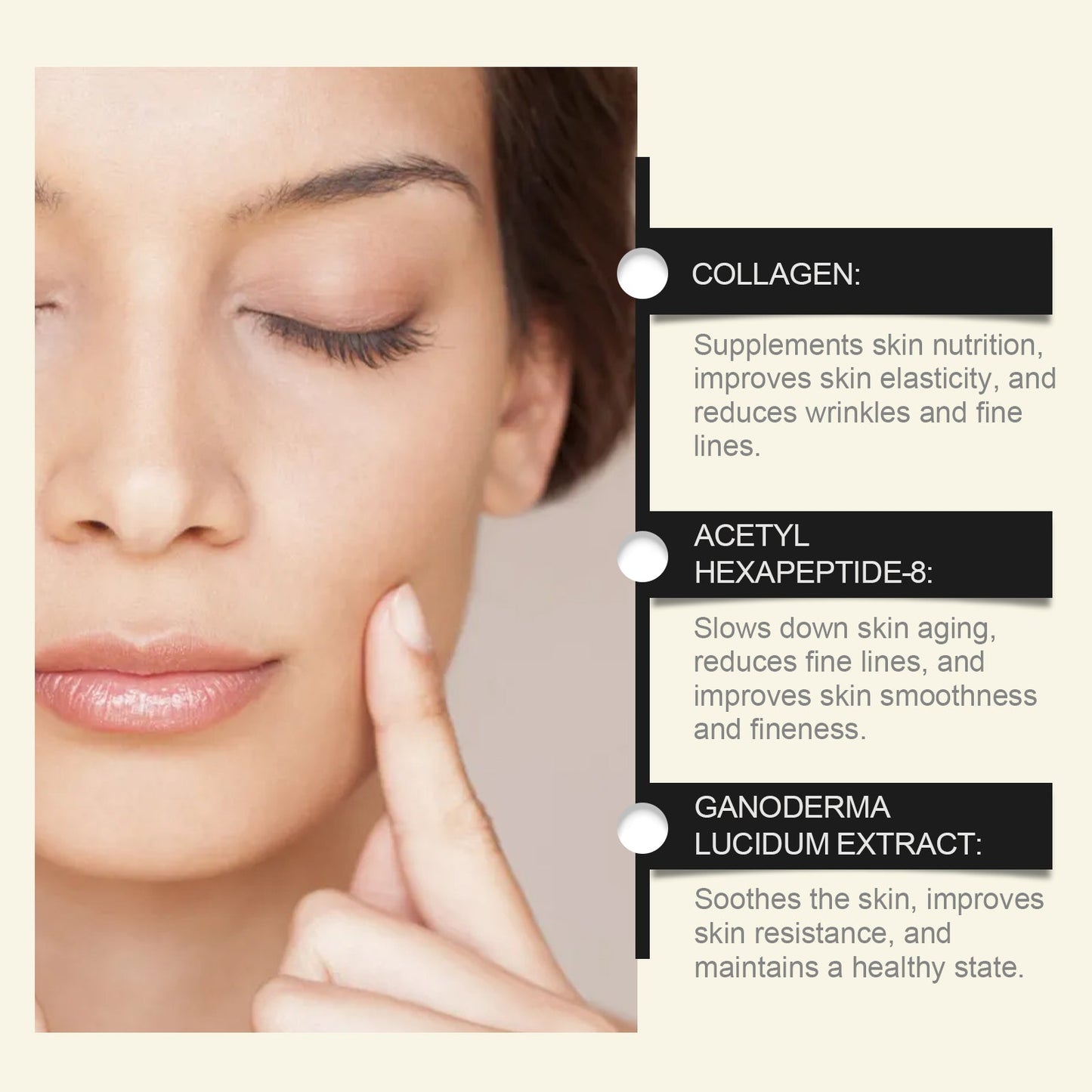 Collagen Moisturizing Cream, Moisturizing And Nourishing Facial Skin Daily Skin Care Brightening Cream