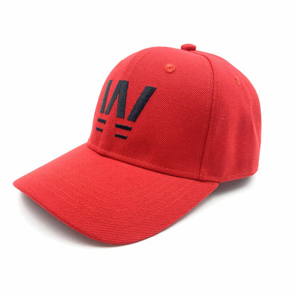 Anime soccer player hat embroidered red baseball cap duckbill cap