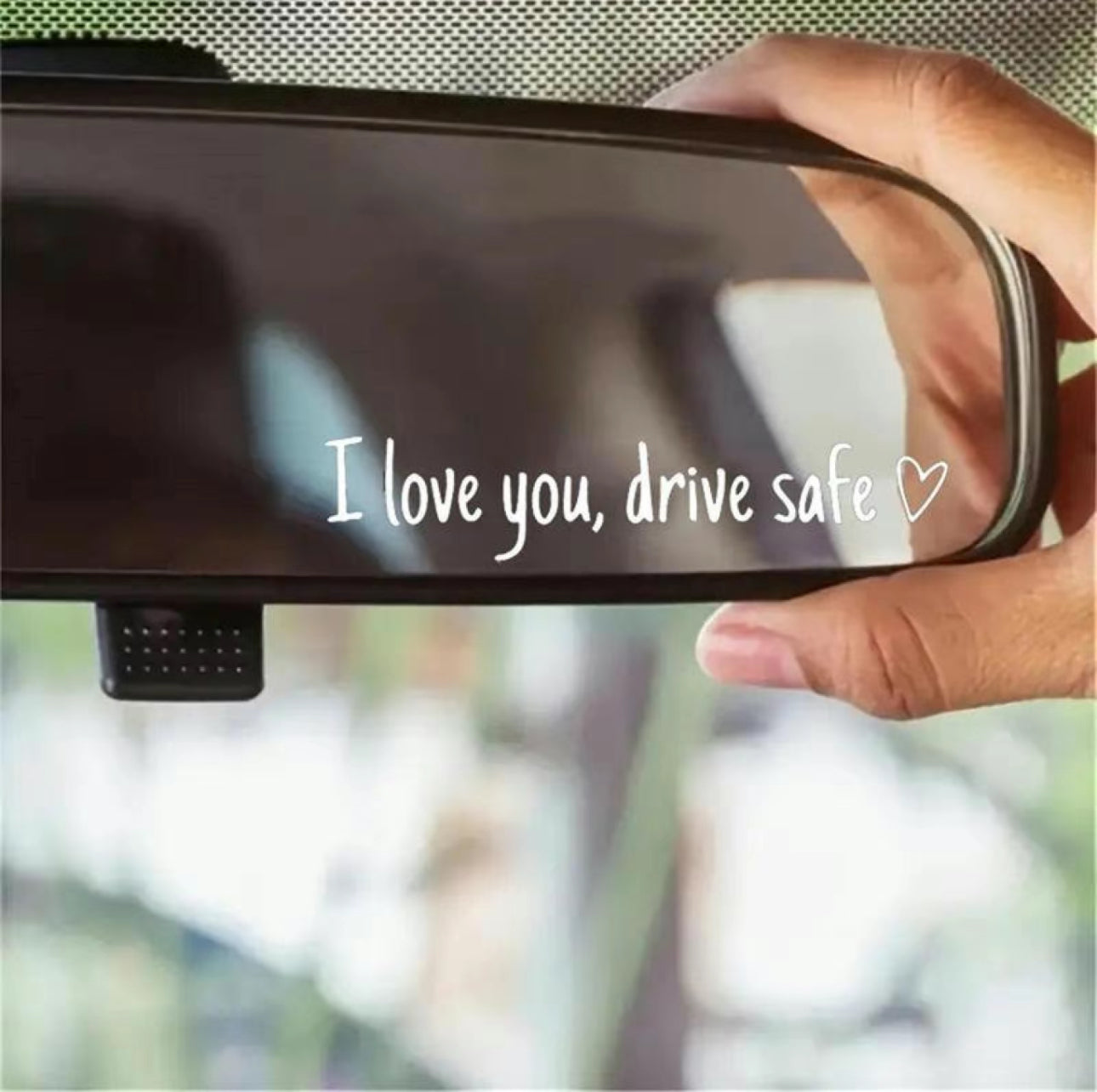 SafeLove Mirror Decal Set