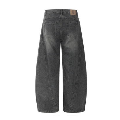 Simple Versatile Loose-fitting Wide-leg Trousers