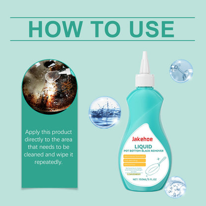 Pan Bottom Cleaner Clean Kitchen Utensils Pan Bottom Grease And Dirt Clean Polishing Anti-Rust Multi-Effect Cleaning Liquid