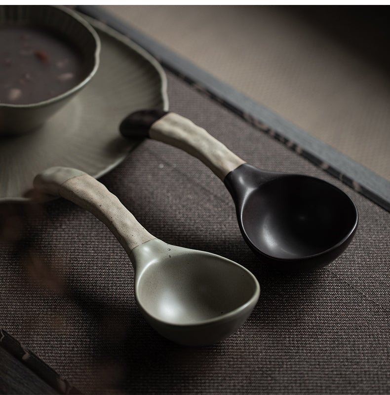 Stoneware Soup Spoon Household Coffee Spoon