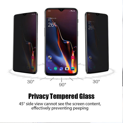 Anti-spy tempered glass for Note 10 Pro 9 8 7 T K30 K40 Pro