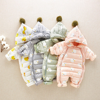 Baby winter white down jacket