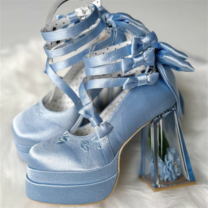 Lolita High Heels Elegant Mary Jane Shoes Cos Shoes