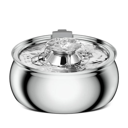 Stainless Steel Smart Pet Water Dispenser with Automatic Circulation and Filtration, Large Capacity Feeder for Cats and Dogs