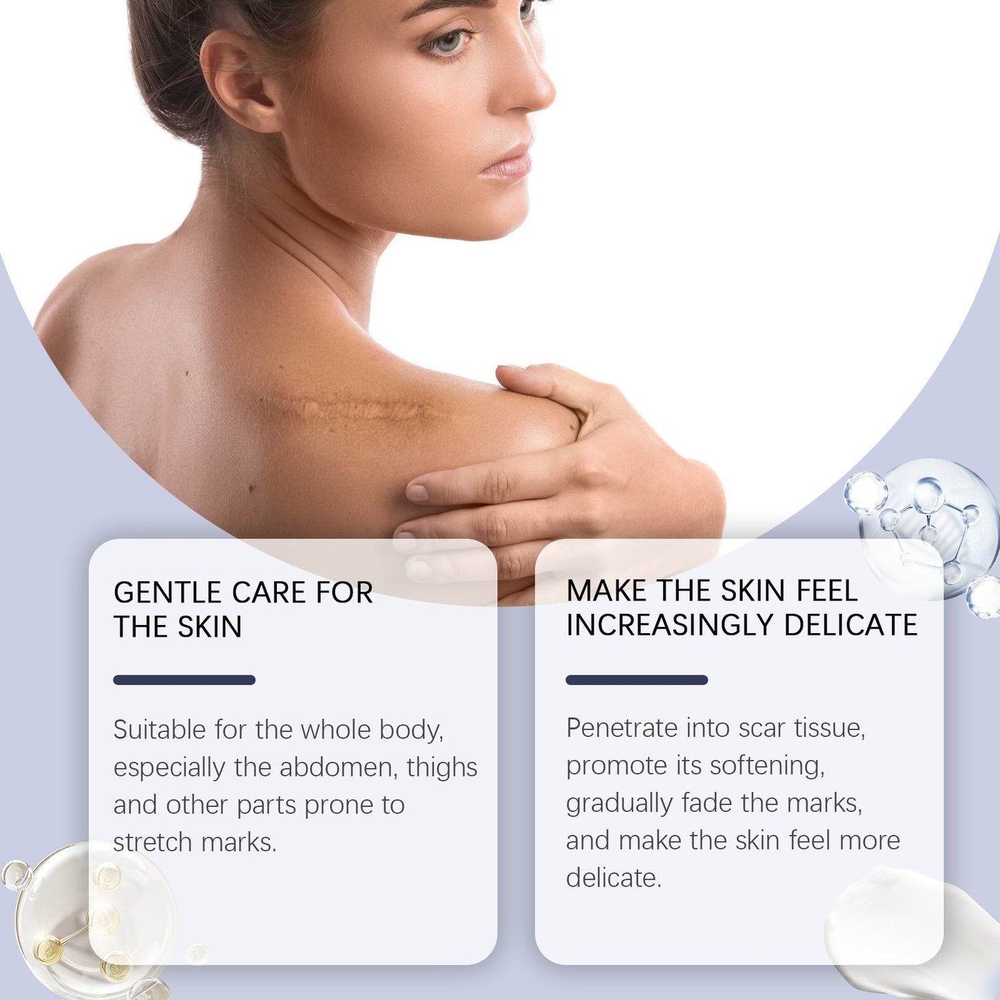 Skin Repair Gel, Gently Nourishes Body Skin And Naturally Shines Skin Repair Gel