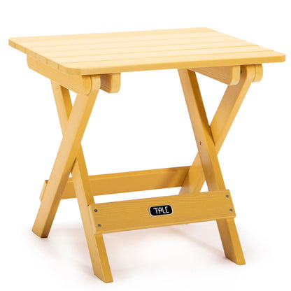 TALE Portable Folding Adirondack Side Table - All-Weather & Fade-Resistant