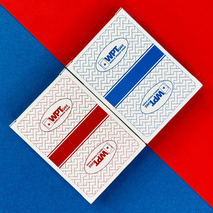 WPT Texas Hold'em Poker Cards. High - grade hard plastic, wholesale, full box, competition - spec, waterproof & anti - fold.
