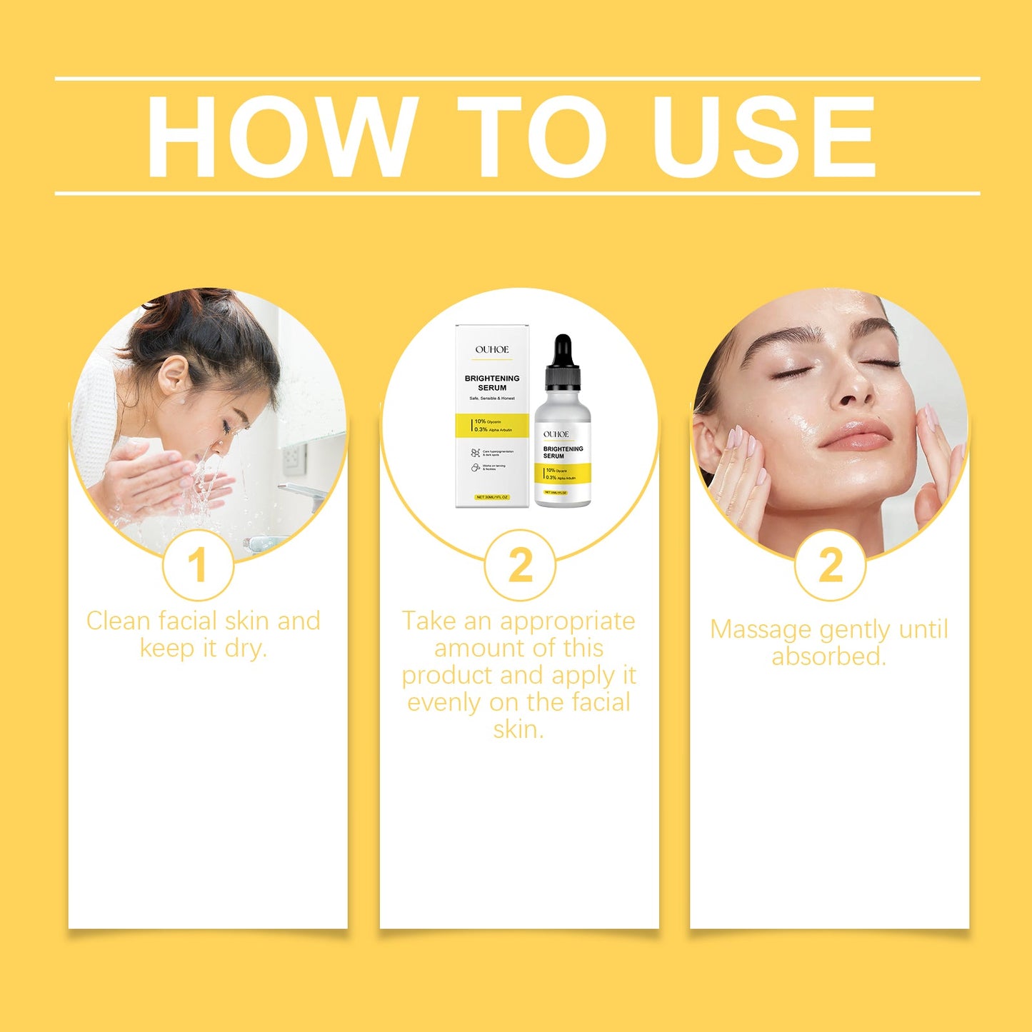 Brightening Essence, Gentle Moisturizing And Brightening Facial Skin Nourishing And Hydrating Essence