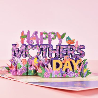 3D PopUp Flower Bouquet Greeting Cards Gifts