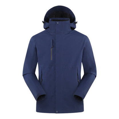 Full Heat Seal Shell Jacket Three-in-one Windproof Outdoor