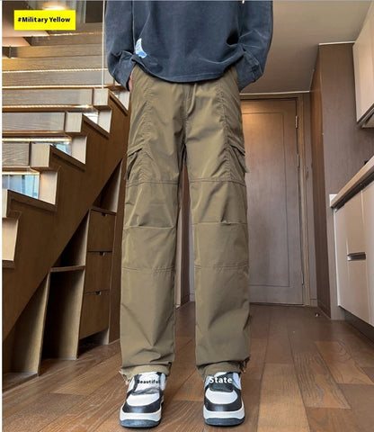 Windproof Waterproof Men's Straight Winter Pants