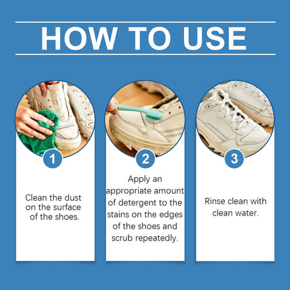 White Shoe Cleaner White Shoe Cleaning Decontamination Cleaning Whitening Decontamination Brightening White Shoe Edge Yellow Removal