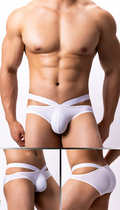 Thin Ice Silk Low Waist Men's Underwear Briefs