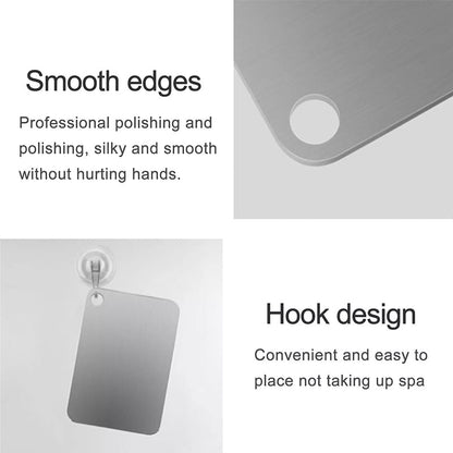 Medical - grade Pure Titanium Double - Sided Kitchen Cutting Board. Easy to clean.