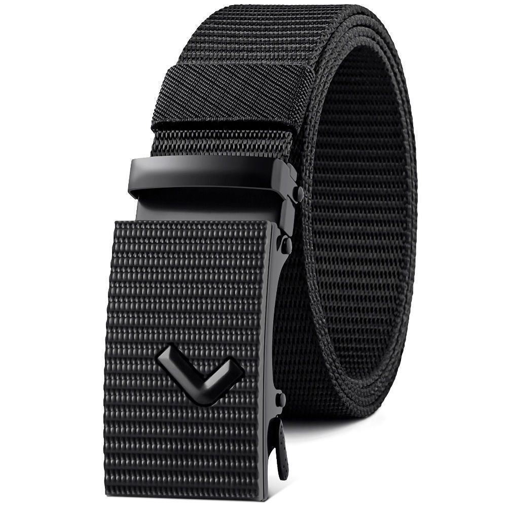 Nylon Waistband Men's Automatic Canvas Belt