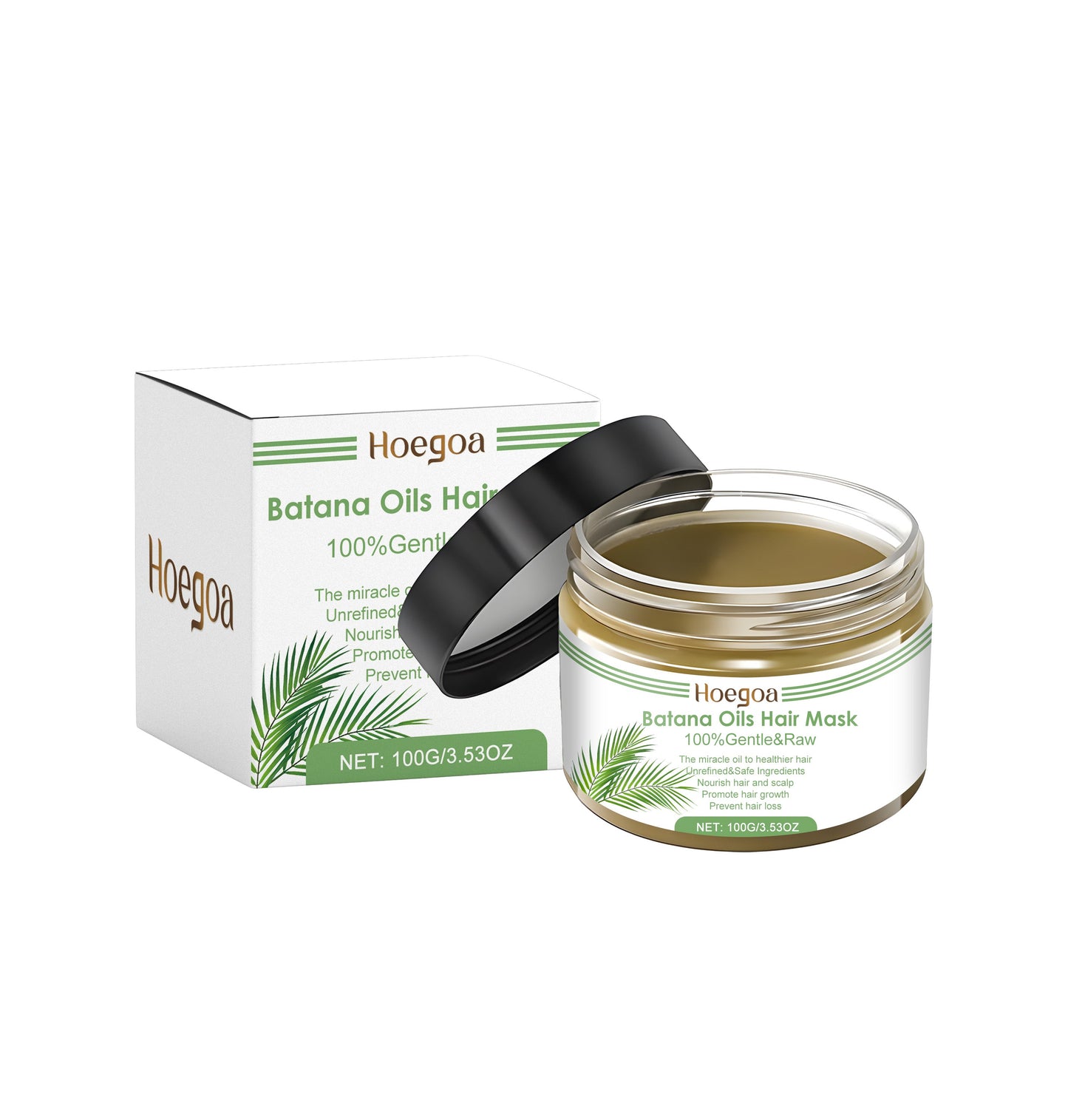 Batana Oil Hair Mask Improves Hair Quality Dry Hair, Moisturizing And Smoothing Hair Care Hair Mask