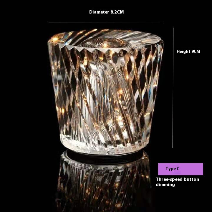 Crystal Charging Lamp Bar Restaurant And Cafe Ambience Light
