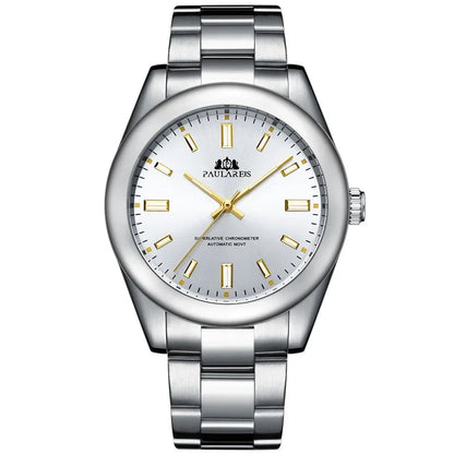 Automatic Watch for Men Mechanical Stainless Steel Luxury Red Yellow Sky Blue Green Colorful Rainbow 41mm Reloj Hombre Baratos