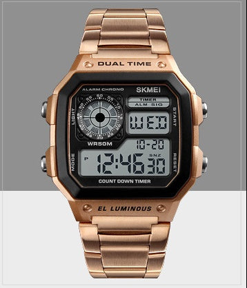 Business Steel Multi-Function Sports Watch