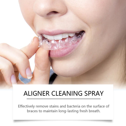 Denture Cleaner Spray, Denture Cleaner Cosmetic Teeth Denture Cleaner Spray Portable
