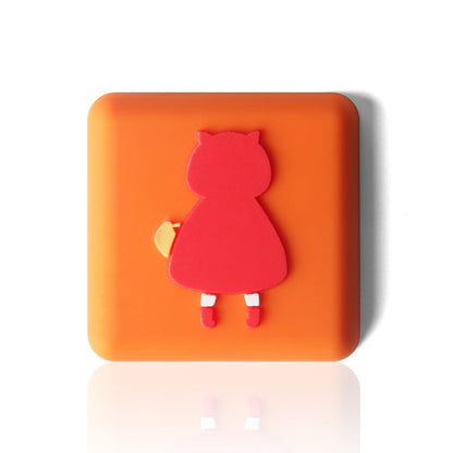 Original Cartoon Silicon Door Bumper Pad Thickened Wall Door Handle Protection Pad Table Corner Door Rear Buffer Mute Shockproof