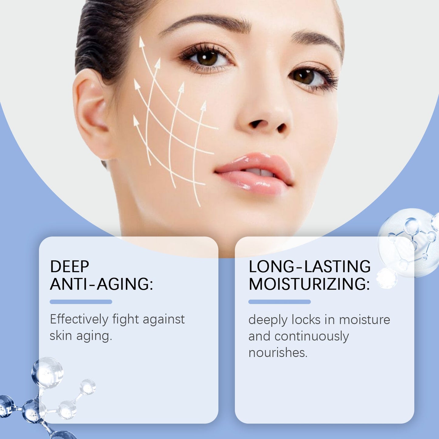 Retinol Cream Hydrates, Moisturizes And Nourishes Facial Skin, Reduces Fine Lines, Improves Skin Quality And Firming Face Cream