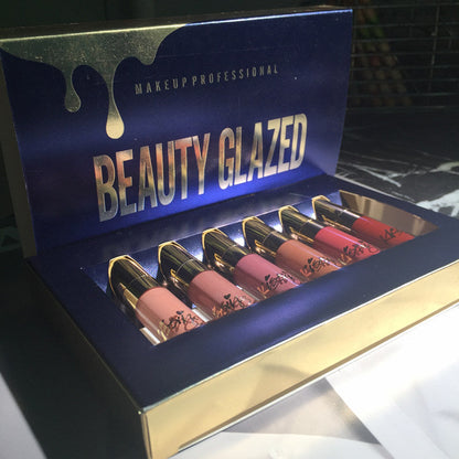 6Pcs Liquid Matte Lipstick Long-lasting, Easy to Wear