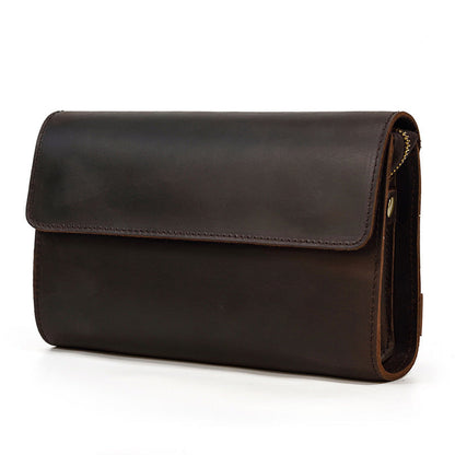 Retro Crazy Horse Leather Men's Wallet
