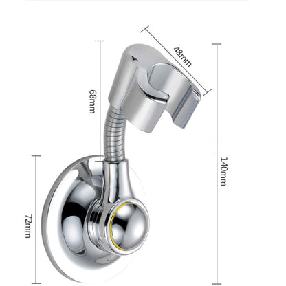 Vacuum Suction Cup Adhesive Stick Shower Bracket Wall Mount Holder for Hand Held Shower Head