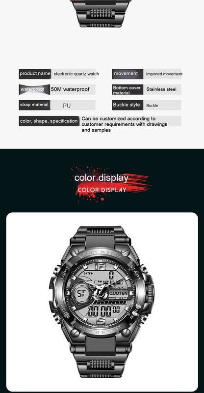 Multi-function Sports Quartz Watch