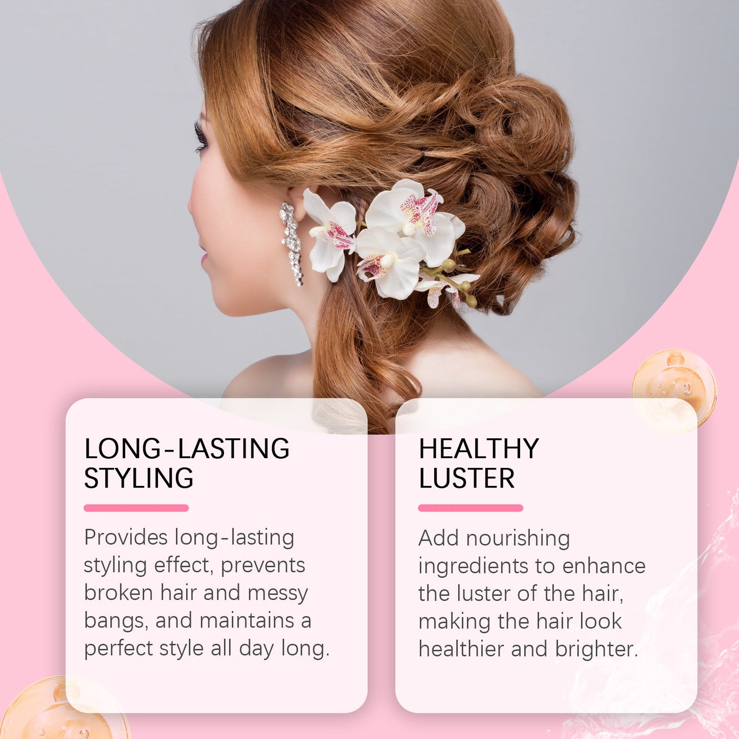 Styling And Combing Cream For Broken Bangs Styling Nourishes Shine For Lazy Hair Styling Cream