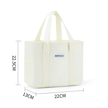 Simple style fresh ice pack commuter insulation lunch box bag lunch lunch bag