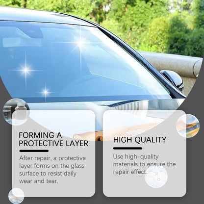 Car Windshield Repair Fluid Set, Car Front Windshield Repair Cracks Clear Vision