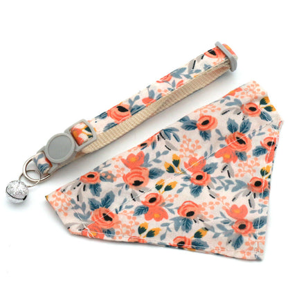Pet Bandana Pet Collar Daisy Small Floral Sunflower Triangle Scarf for Cats and Dogs