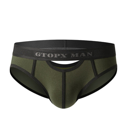 Men's Low Waist Skylight Sexy Briefs