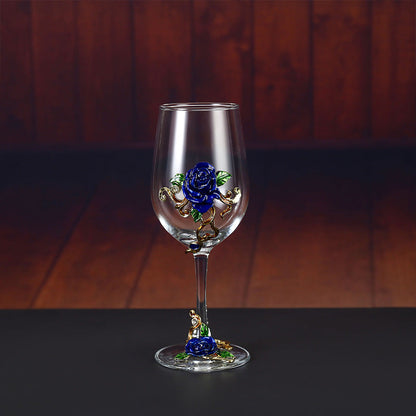 Household enamel crystal glass red wine glass goblet decanter