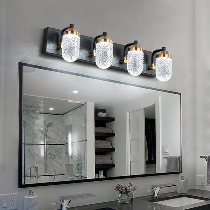 Vanity  Lights With 4 LED Bulbs For Bathroom  Lighting