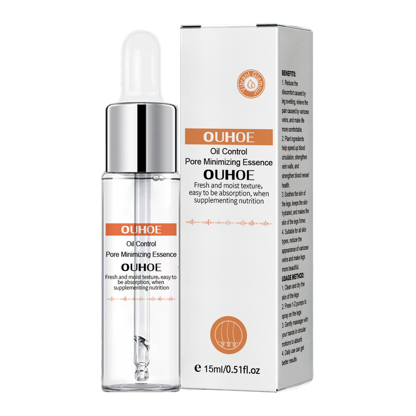 Pore Repair Essence, Delicate, Brightens Skin, Contracts Pores, Moisturizes And Tightens Skin