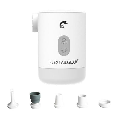 FLEXTAILGEAR Max Pump 2 Pro 4-in-1 Portable Mini Air Pump Electric Inflator USB Charging Sleeping Pad Camping Mattress Packraft