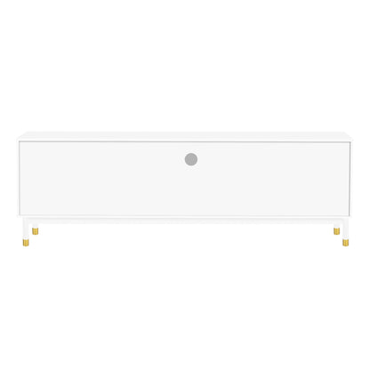 U-Can TV Stand for 75+ Inch TV Entertainment Center TV Media Console Table Modern TV Stand