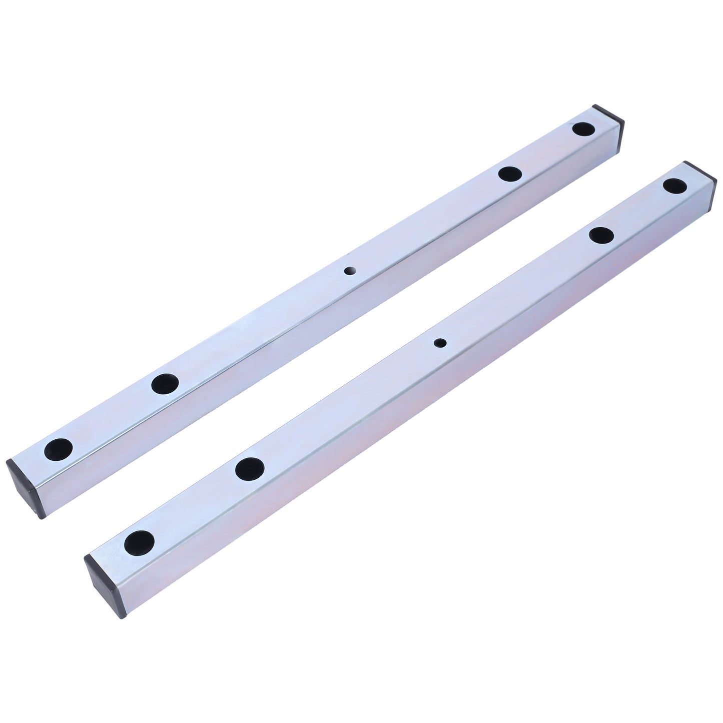 2 bicycle ground bike parking racks 22-28 inch wheel supports, maximum tire width 2.15 inches, galvanized