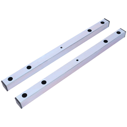 2 bicycle ground bike parking racks 22-28 inch wheel supports, maximum tire width 2.15 inches, galvanized