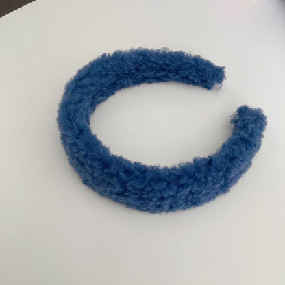 Plush headband hair clip